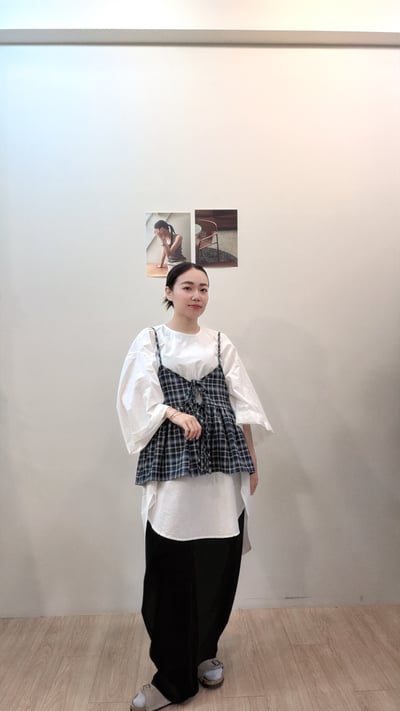 日系圓領寬版設計襯3