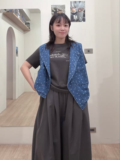 波點牛仔背心5