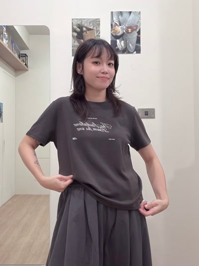 韓國字母棉tee8