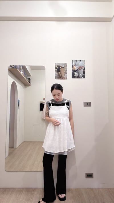 撞色條紋針織6