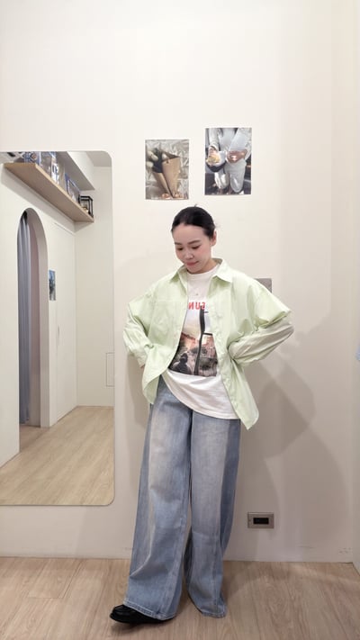 日常四色直紋襯衫12