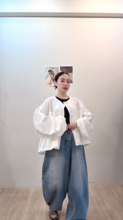 好好搭抽繩口袋外3