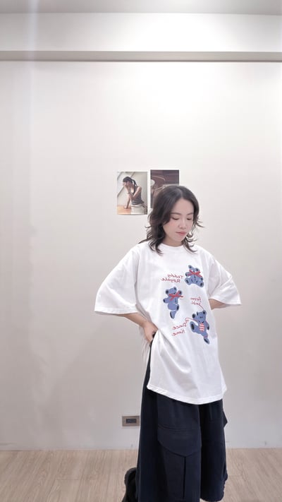三隻小熊蝴蝶結Tee4