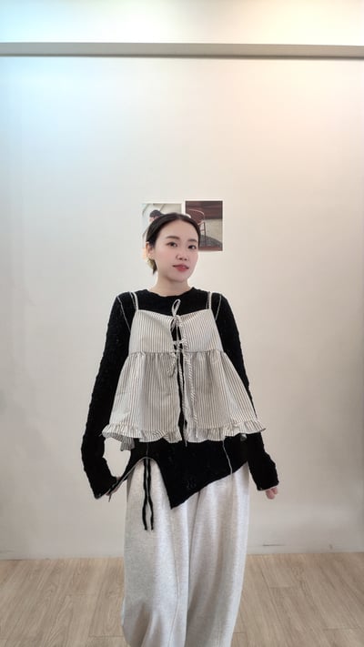 花紋日系抽繩衫7
