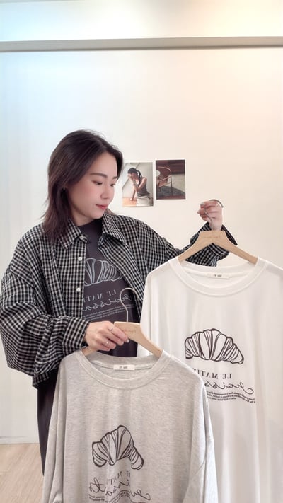 可頌韓國Tee2