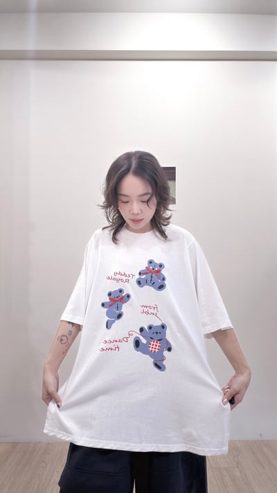 三隻小熊蝴蝶結Tee3