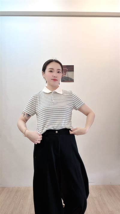 Polo領條紋8