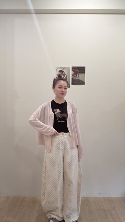 雪花棉柔排釦衫3