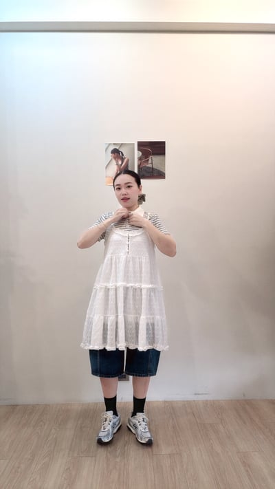車線七分牛仔褲6