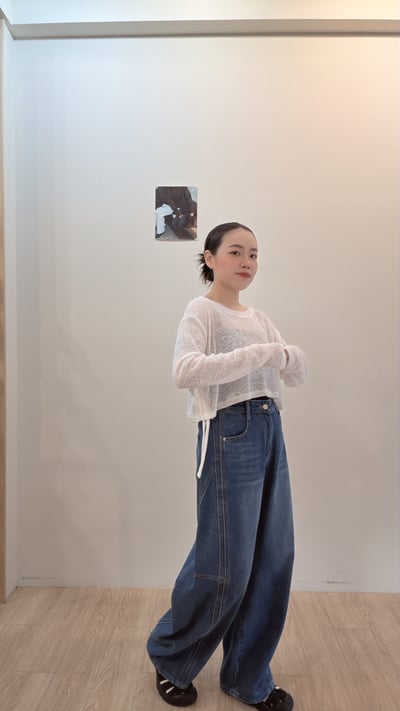 設計牛仔彎刀褲10