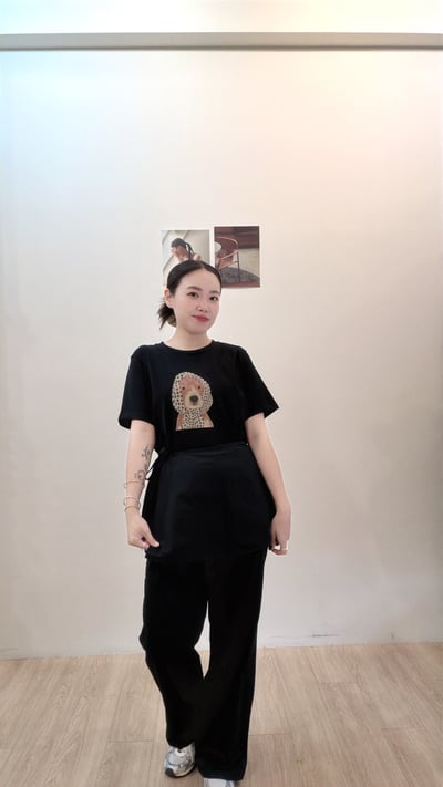 綁帶設計寬褲8