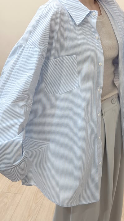 穿不膩直條寬寬襯6