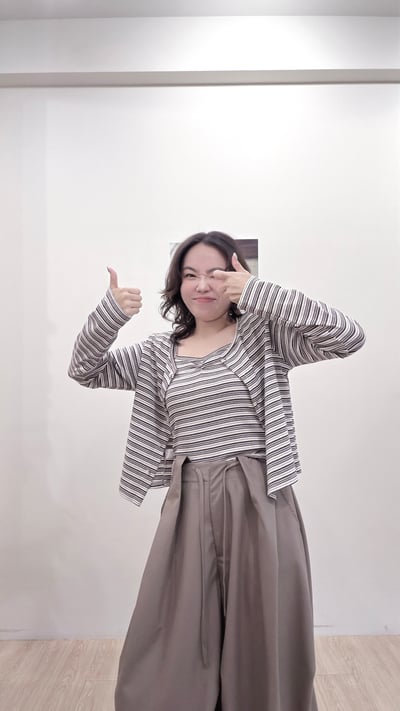 條紋背心兩件set5