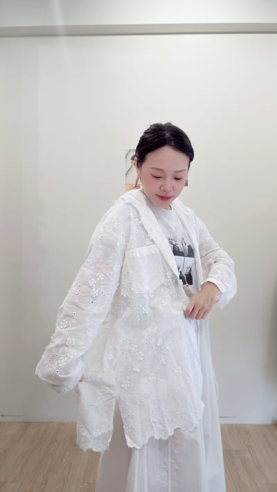 細緻提花連帽衫3