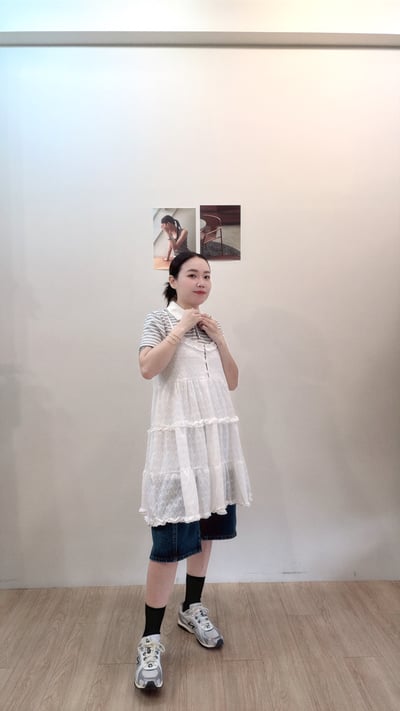 花邊菱形細肩洋5