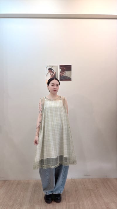 春日格子背心3