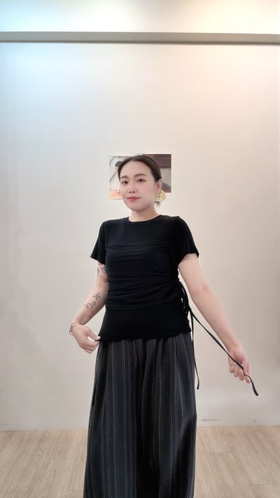 抓皺紡紗Tee3