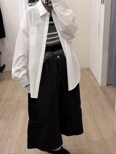 個性挺版寬襯衫5