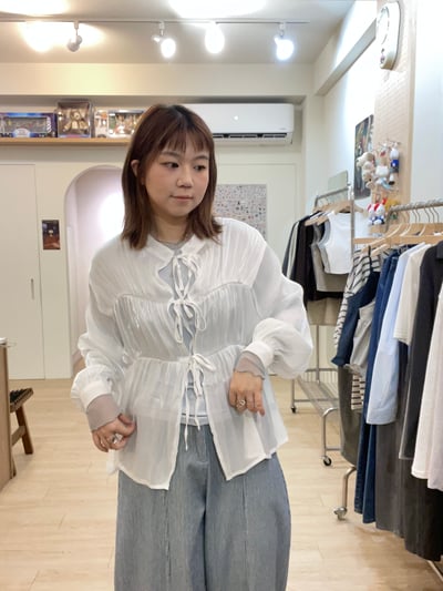 韓國舒服拼接薄上衣2