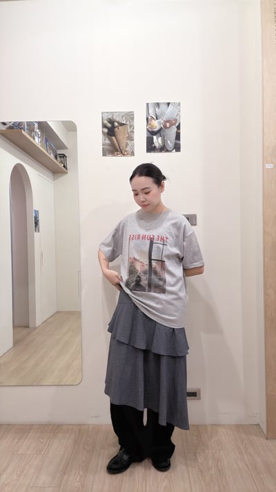 韓國復古圖tee10