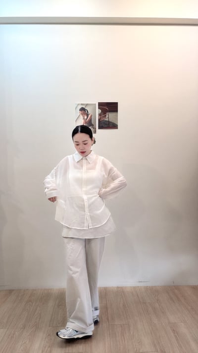綁帶設計寬褲3