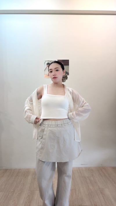 (自留款) 寬肩平口背心4