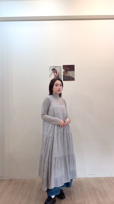 春日格子洋裝4