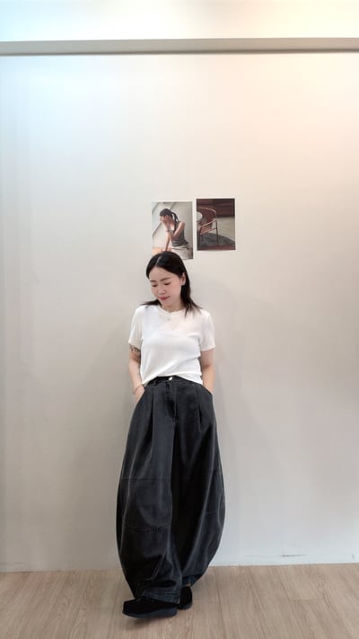 設計水洗彎刀褲3
