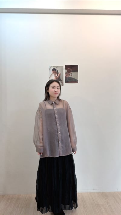 腿長壓摺慵懶褲3