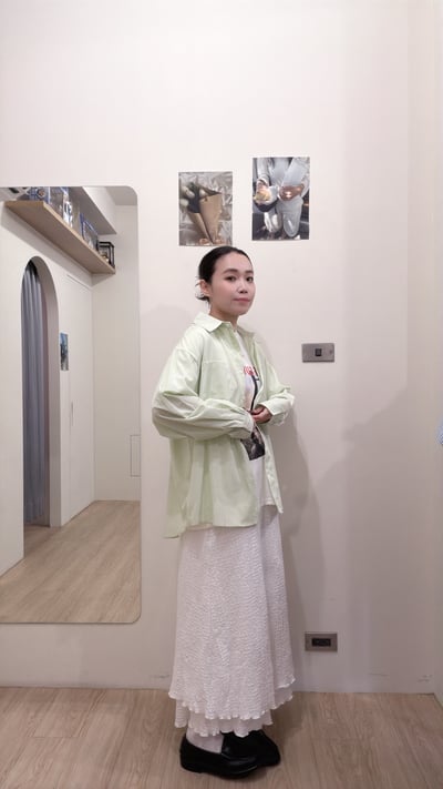 泡泡紋理雙層裙3