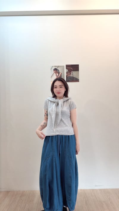 質感披肩針織Set4