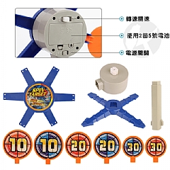 軟彈旋轉標靶帶聲效音樂玩具 不含槍 (影片必看)6