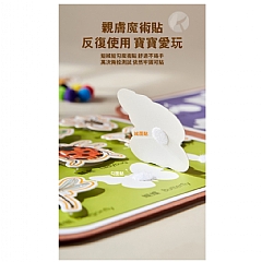 【 現貨】高階版 教育啟蒙安靜書DIY貼畫貼紙 8088B神奇水畫 益智撕撕書DIY創意繪本禮物6
