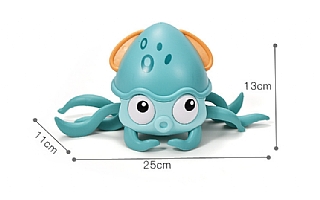 全新升級版 八爪魚 感應逃跑兒童電動玩具充電發光音樂QC-2Y(影片必看)6