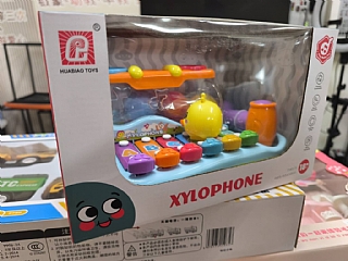 D-D262小鴨敲琴 啟迪智慧木琴 2合1樂器敲打玩具2