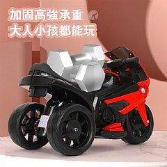 兒童電動摩托車小孩自駕玩具車可坐人童車寶寶三輪車遛娃神器(影片必看)3