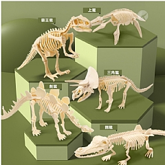 化石考古挖掘玩具 考古挖寶 恐龍化石 605-6 霸王龍(影片必看)4