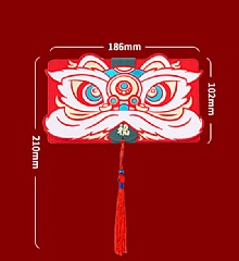 新年虎年折疊紅包袋(影片必看)3