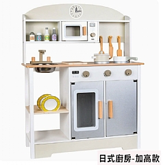 A-日式大號廚房爐具 益智木製模擬早教 兒童趣味餐廚玩具(影片必看)6