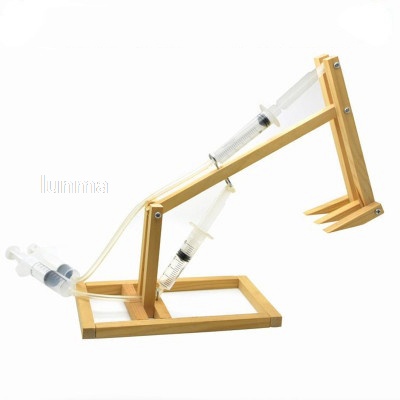 科教玩具 仿真挖土機 氣壓科學實驗4