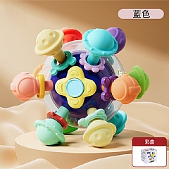 B-牙膠/搖玲/手抓球三合一嬰兒玩具嬰兒玩具0257D(不挑色)5