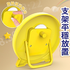 【 現貨】自學學習小學數學一二年級認識時間學生時鐘教具 鐘錶模型10cm三針聯動鐘3