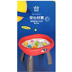 皇兒多功能學習桌 四合一學習桌 HE0509滾珠積木 遊戲桌(影片必看)6