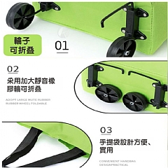 便攜買菜車小車可折疊可背式包購物車手拉車推車輕便帶2