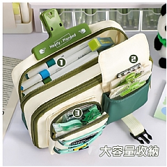 學生必備大容量筆袋 簡約耐髒收納盒 國小國中高中都在用的文具袋(影片必看)3