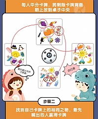 代購-瘋狂對對碰(有附鈴)專注力反應力訓練親子互動桌遊記憶卡(影片必看)7