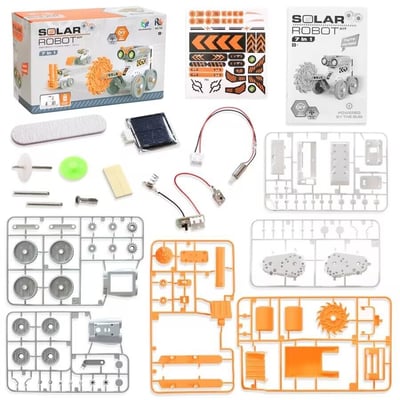 STEM太陽能7合1變形機器人705 雙驅動DIY科學拼裝玩具(影片必看)2