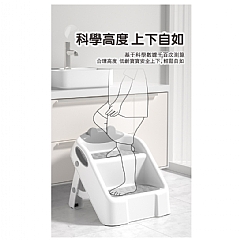 可折疊二階 兒童塑膠梯 雙層兒童踩腳凳(影片必看)3