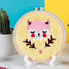 俄羅DIY材料包戳戳繡手工毛線刺繡8