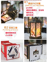 新款 時尚款-聖誕節風燈 燭檯燈小夜燈 桌面擺飾聖誕裝飾品(影片必看)4